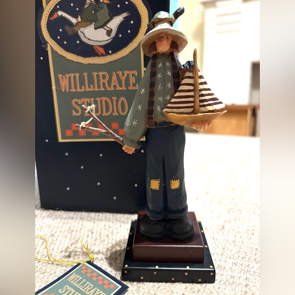 Williraye Studio WW1051 Cousin Boy with Sailboat